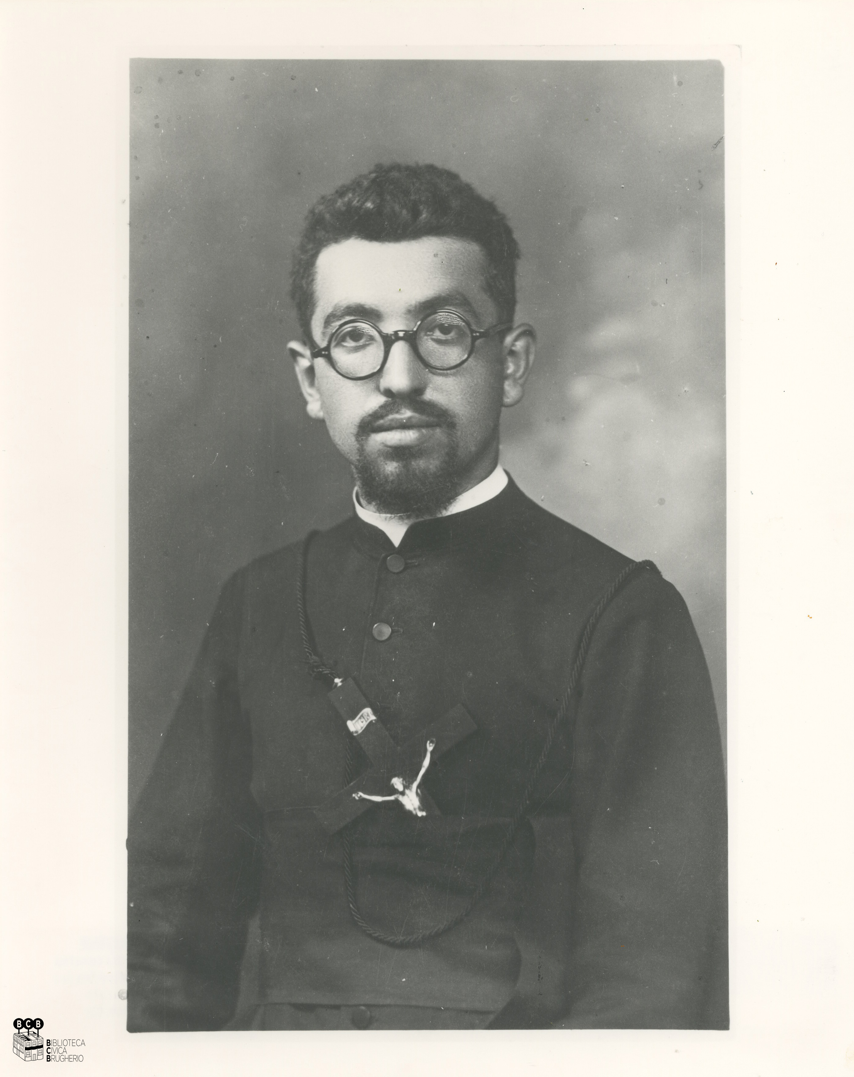 Un giovane Alfonso Beretta - dall'archivio foto della Biblioteca Civica