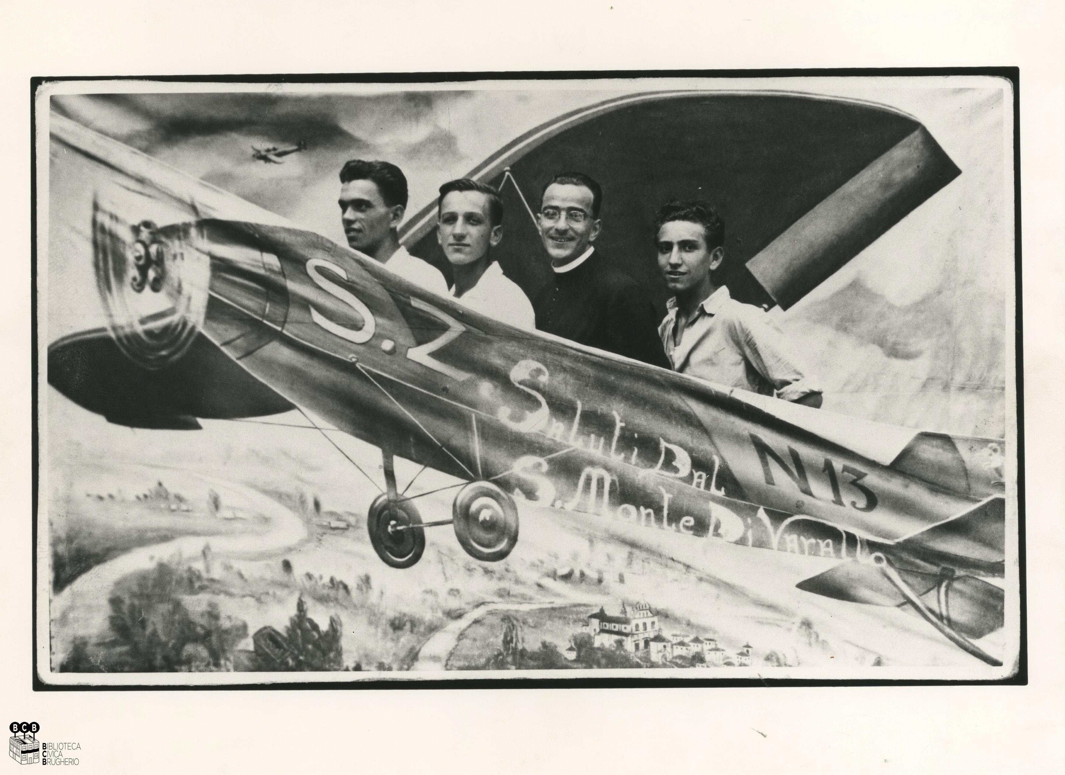 Gita al Sacro Monte, 1948 - dall'archivio foto della Biblioteca Civica