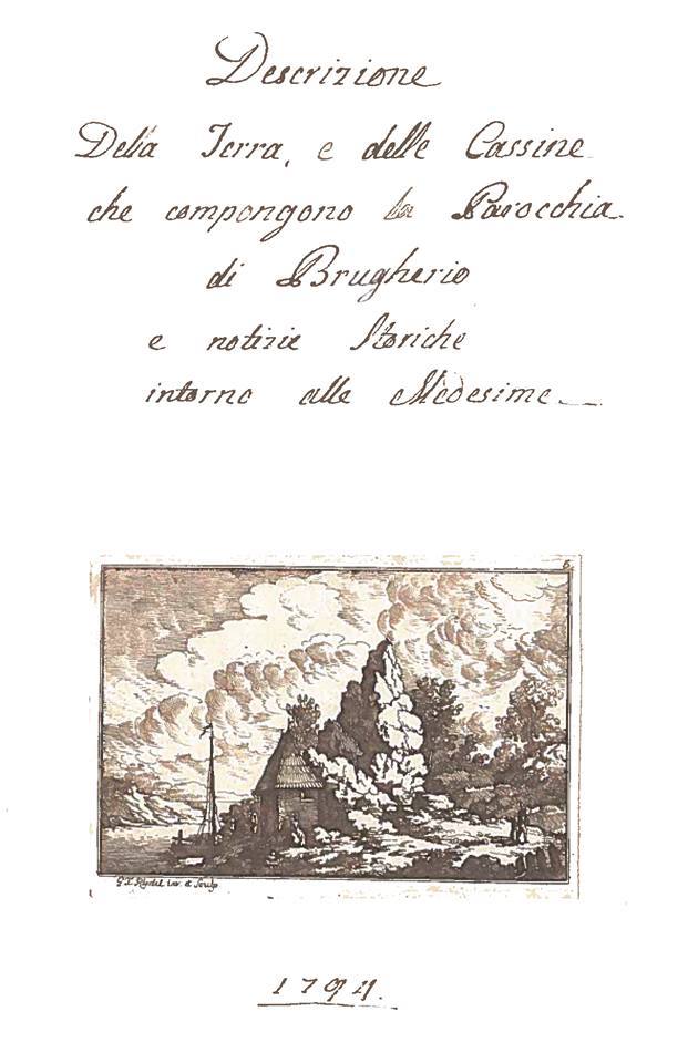 Il frontespizio del manoscritto di De Petri riprodotto sulla copertina del libro pubblicato nel 2016