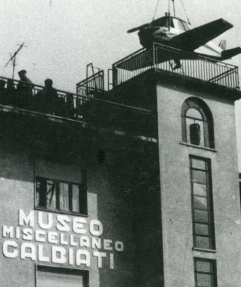 La sede del Museo Miscellaneo Galbiati - da un opuscolo conservato presso la Biblioteca Civica